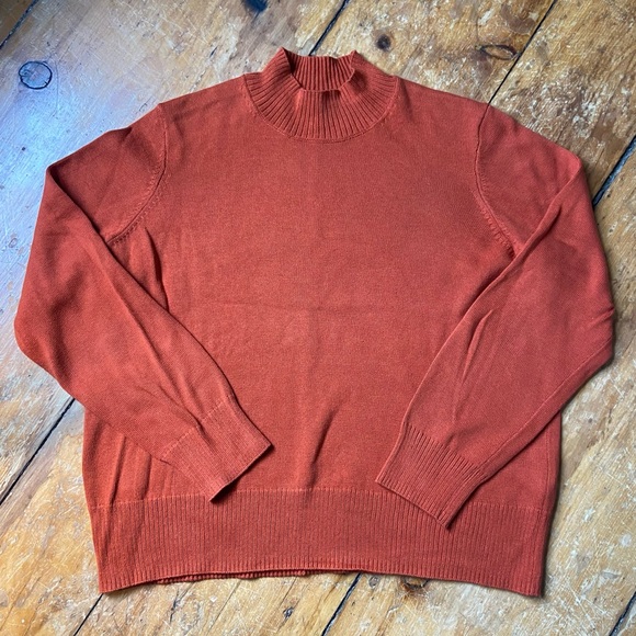 3/$15 Cozy Cotton Mock-Neck Sweater - Picture 1 of 5